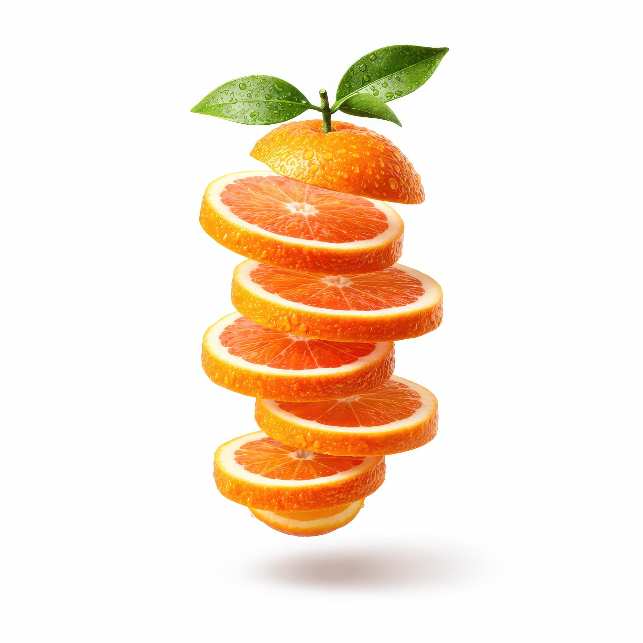 Precision Sliced Orange Stock Asset