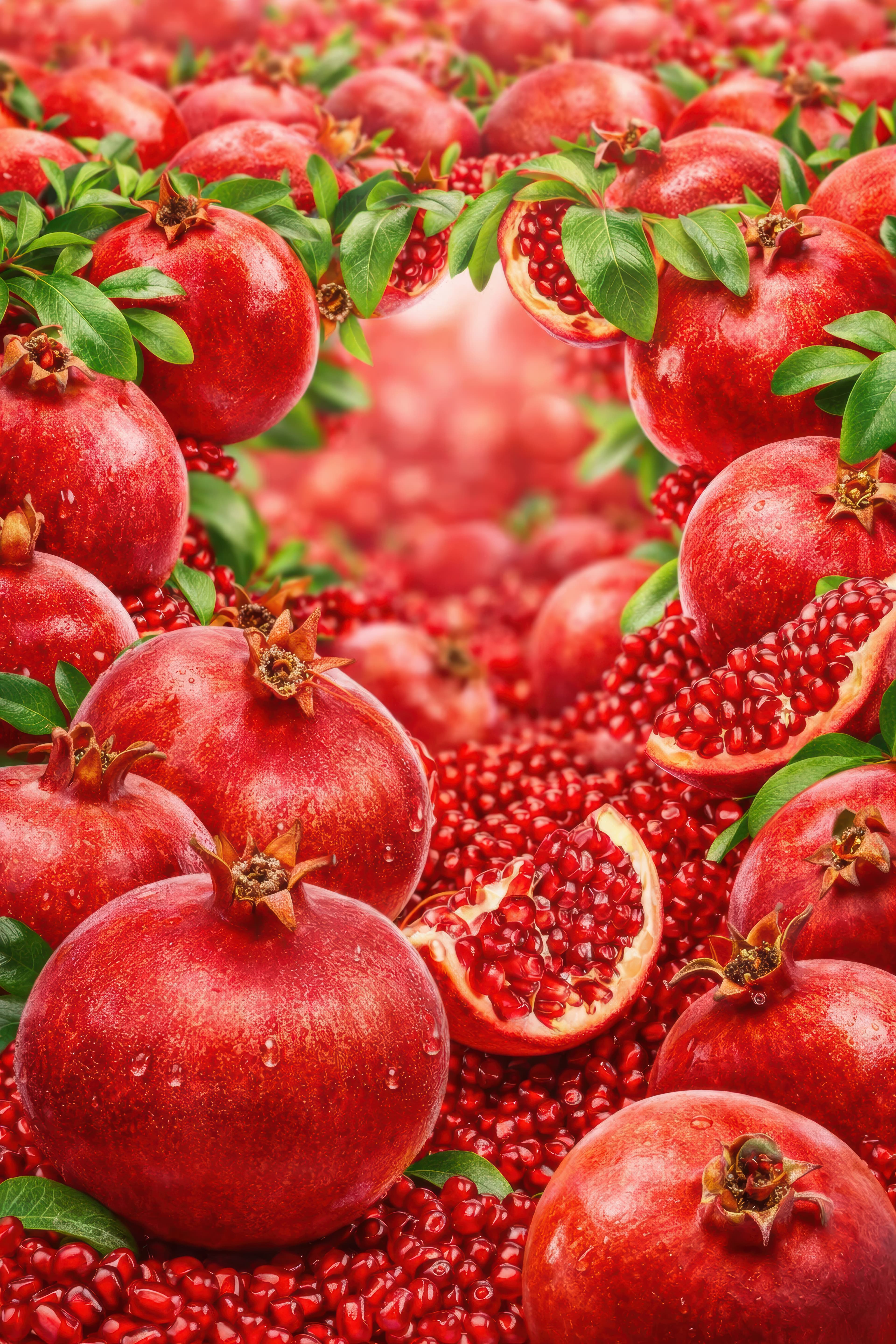 Bountiful Pomegranate Orchard – Immersion Background Asset