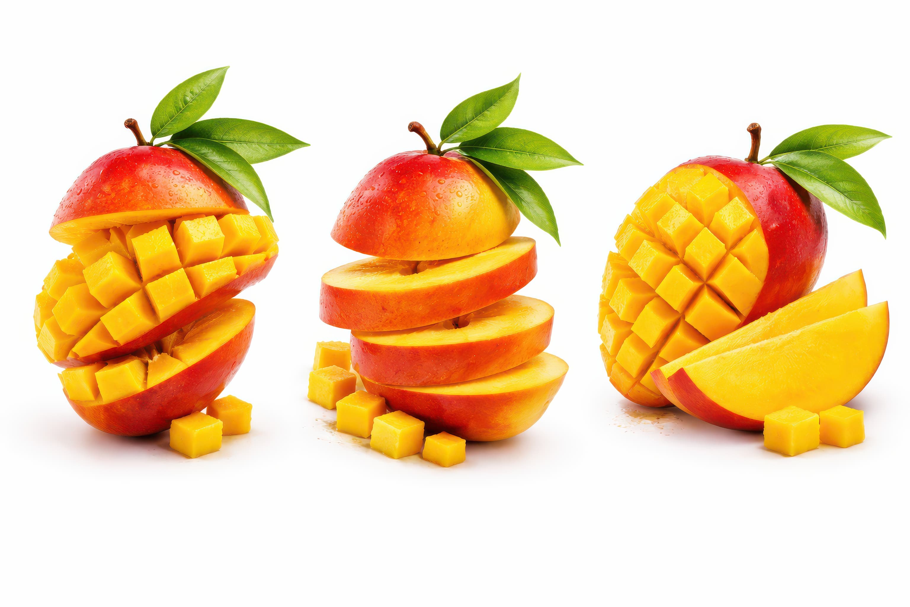 Deconstructed Mango Fusion Stock Asset